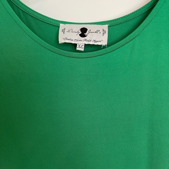 Dainty Jewells Maxi Dress, Green, XL - Picture 2 of 2